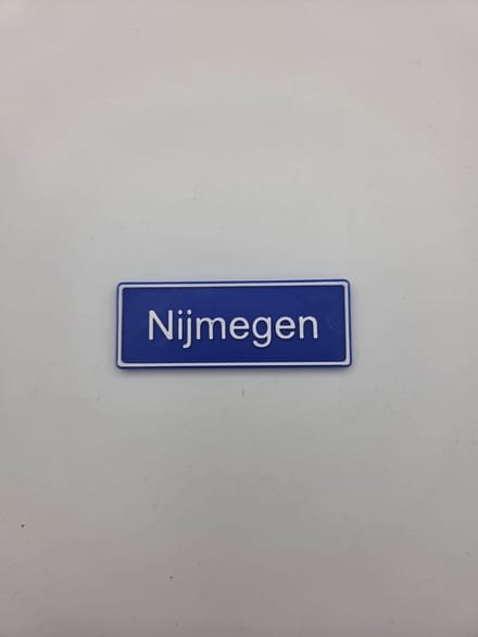 Koelkast Magneet plaatsnaam 8 X 3 CM Nijmegen