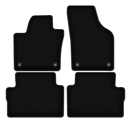 BASIC zwarte veloursmatten voor: Seat Alhambra II minivan (2010-2018)