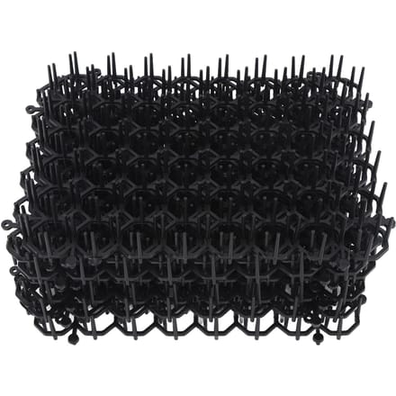 12 Stuks Kattenafschrikmiddel Mat Anti Kat Hond Netwerk Binnen Buiten Afweermiddel Training Plastic Spikes Mat black