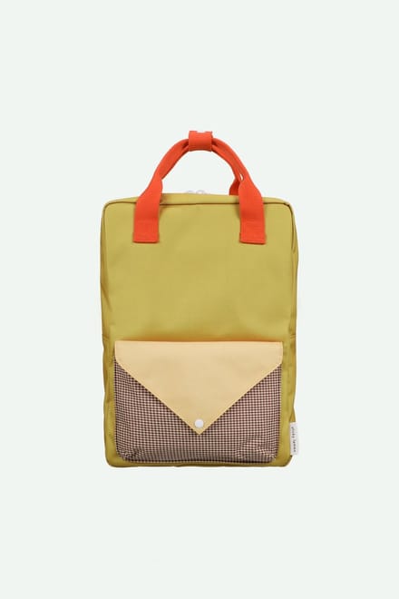 Sticky Lemon - grote rugzak - envelop - boekenworm groen