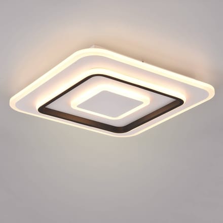 REALITY JORA Plafonniere - Wit - Dimbaar - Lichtkleur instelbaar - Afstandsbediening - 39x39cm - LED 5400lm