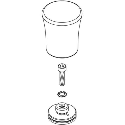Kludi Amba replacement handle 7326705-00