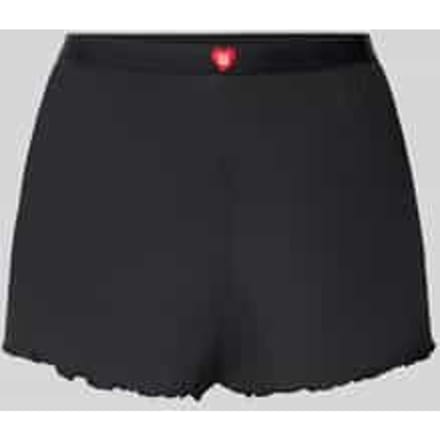 Regular Fit korte zijden pyjamabroek van modalmix model 'HUGO HEART'