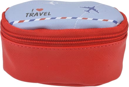 Juleeze Toilettas Dames 12x8x6 cm Rood Polyester