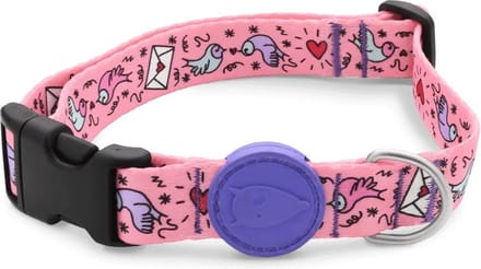 Morso - Halsband Hond Gerecycled Sweet Tweet Roze