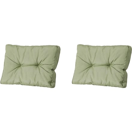 Madison - Florance Rugkussen Panama sage - Ca. 43x73 cm - Set van 2