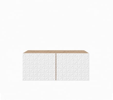 TV-kast Cali 1x100 cm (artisan + wit)