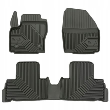 FROGUM No.77 - Automatten Set - Ford S-MAX automat - TPE rubber - Hoge beschermrand - Perfecte pasvorm