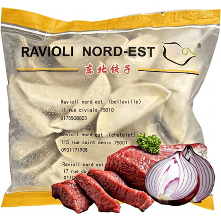 Northeast Dumpling King deegpasteitjes met rundvlees en ui 420 g