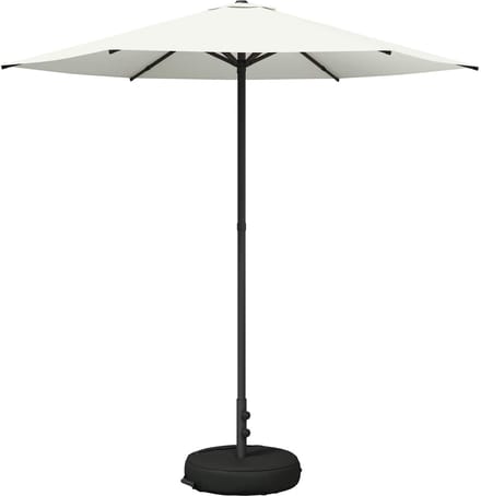 vidaXL - Tuinparasol - met - voet - Rechthoekig - 2,3 - x - 2,3 - m - Polyester