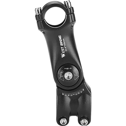 Tige de guidon de vélo réglable, Angle Variable de 60 degrés, en alliage d'aluminium, rehausseur de guidon de vélo de route 25.4-100mm