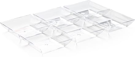 3BMT® Amusebakjes Plastic - Chique Amuse Bakjes - Amuseglaasjes - Voordeelverpakking - 6 Stuks