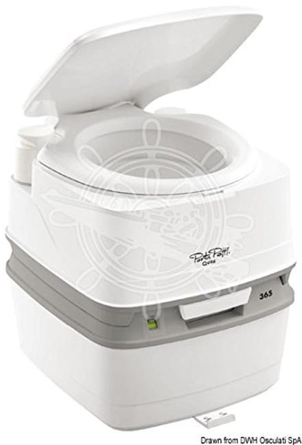 POTTI Volwassen Unisex Toilet - Wit - 1 Persoon