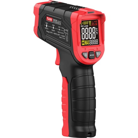 TASI – thermomètre infrarouge IR sans contact, testeur de température numérique portable, pyromètre 12:1, couleur TA601B