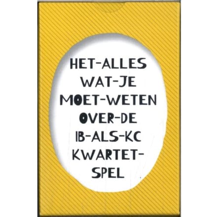 Het Alles Wat Je Moet Weten Over De Ib Als Kc Kwartetspel - Vivian van Alem