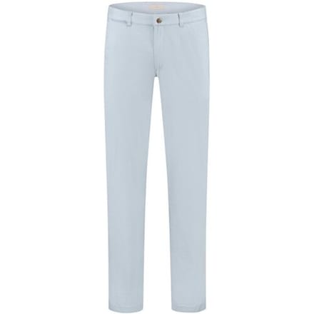Com4 Broek Modern Chino Collection Fine Structure Licht Blauw / male