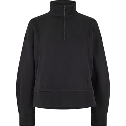 Timberland Dames/Dames Fleece Sweatshirt met Kwartrits (Zwart)