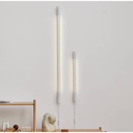 GEJST Wandlamp Radent, wit, hoogte 135 cm, G13 LED