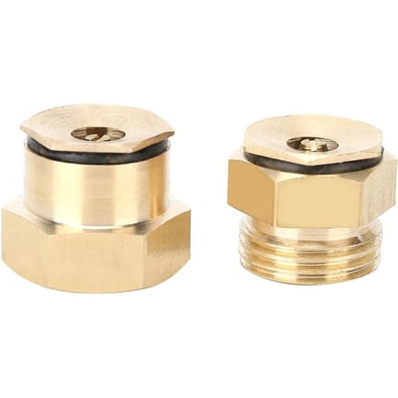 2 Stuks G1/2 DN15 Centrifugaal Messing Verstelbare Sproeikop Tuinirrigatie Microsproeier beige