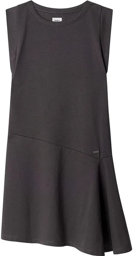 Pepe Jeans Isobel Mouwloze Jurk Grijs 8 Years Meisje