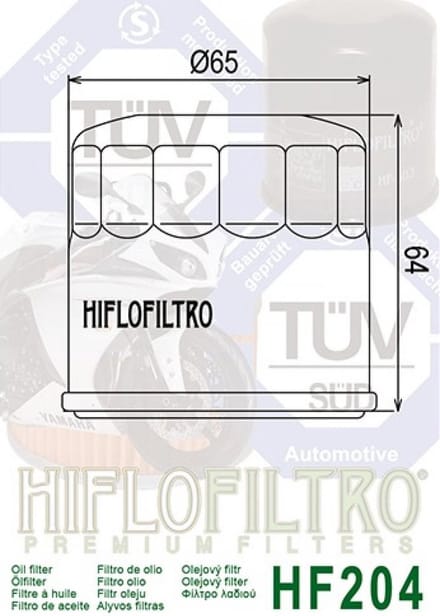 Filtr oleju samochodowego Hiflofiltro Nowy