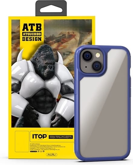 ATB - Anti Shock -geschikt voor iphone 14 en iphone 13 - Backcover Transparant