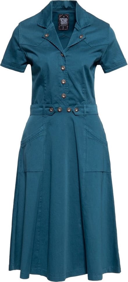 Queen Kerosin Workwear Swingjurk QK5201015000 Blauw