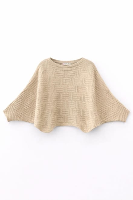Oversized Gelaagd Geribbeld Coltrui