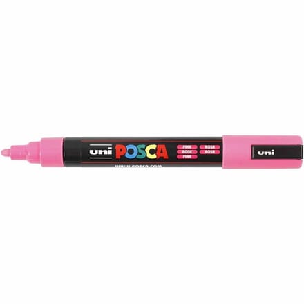 Posca Marker, afm PC-5M, lijndikte 2,5 mm, medium, roze, 1 stuk