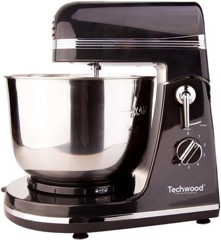 Keukenmachine - Bakrobot Mixer - Deeg Kneden - Planetair Systeem - 3.5 Liter Kom - Zwart