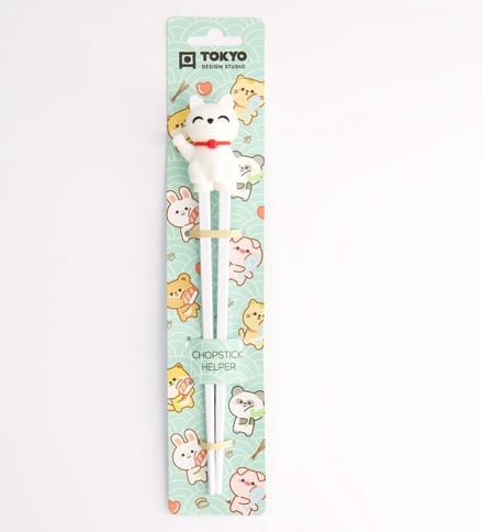 Kinder Eetstokjes met Lucky Cats figuur - 22cm