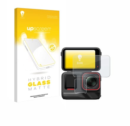 upscreen - Screenprotector voor Insta360 Ace Pro 2 - Folie Beschermfolie Beschermglas matte