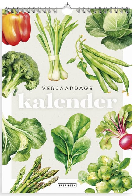 Fabrikten Verjaardagskalender Verdure - A4 - Groenten