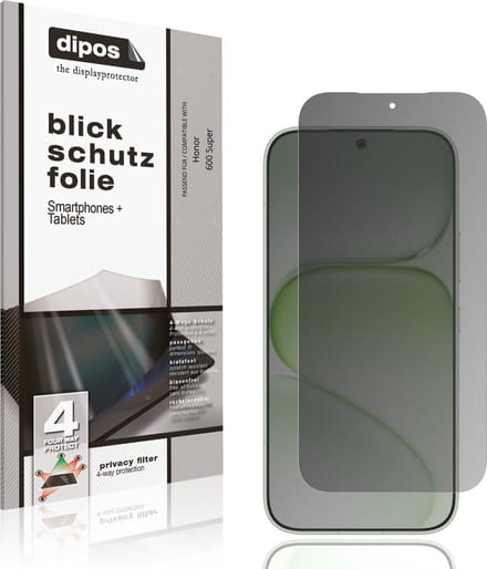 dipos – Matte Privacy Screenprotector geschikt voor Honor 600 Super | Anti-Spy Beschermfolie