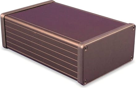 Hammond Electronics 1455N1601BK – Profielbehuizing – 160 x 103 x 53 mm – Aluminium – Zwart