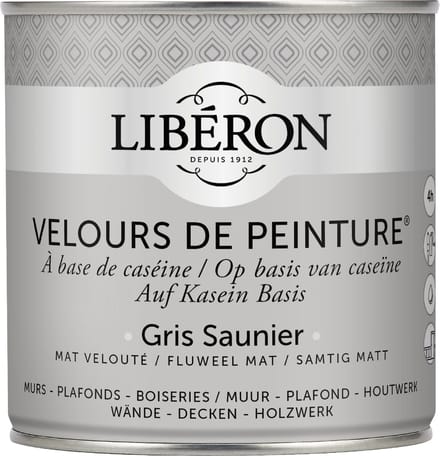Liberon Velours De Peinture Muurverf - Mat - Gris Saunier - 0,5l