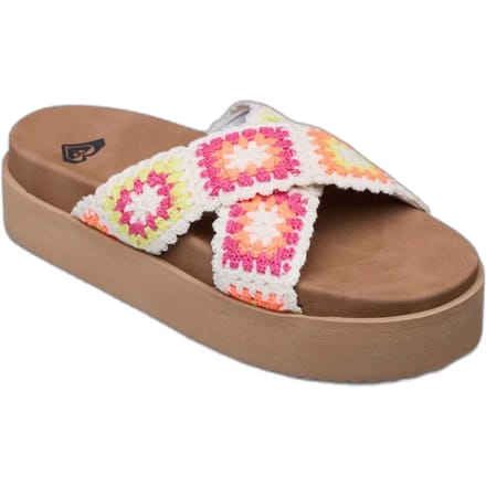 Roxy Syenna Hi 1 Sandalen Bruin,Wit EU 36 Vrouw