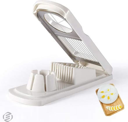 Equivera Eiersnijder - Eiersnijer - Eier Snijder - Eiersnijders - Champignonsnijder - Keukenbenodigdheden - Keuken Accessoires - Eiergereedschap - Egg Slicer