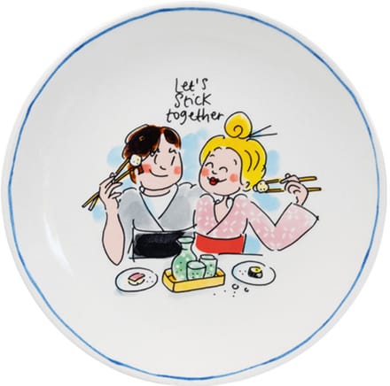 Blond Amsterdam, Sushi: bord 18 cm stick together