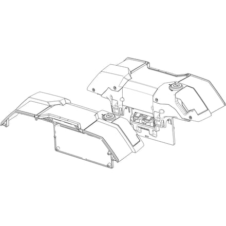Zij-tassenaccessoires voor motoren marcs lateraux Shad SH38X