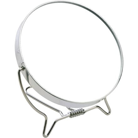 Dubbele Metalen Spiegel X3 Met Inklapbare Steun 12,2 Cm 1 Stuk