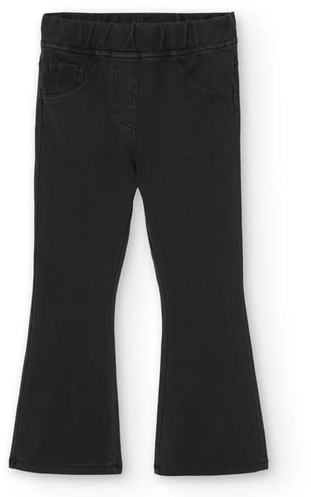 Boboli Twill Knit Broek Zwart 5 Years Meisje