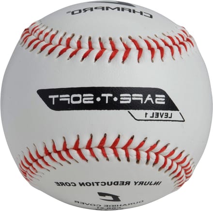 Sportbal - Softbal Tee Ball - Trainen en Spelen - Lage Compressie - 9 Inch - Wit