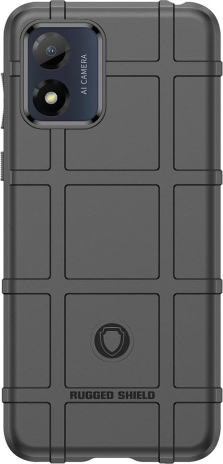 Motorola Moto E13 - Anti-Shock TPU Hyrbide Hoesje Zwart