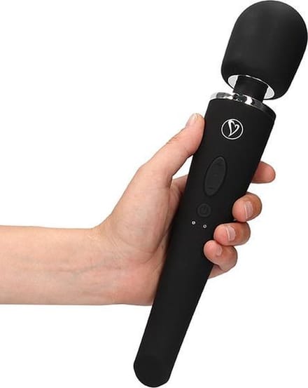 Erovibes - Wand Vibrator - Oplaadbaar - Zwart - 30 cm