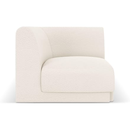 Modulair hoekelement Miley bouclé | Micadoni Limited Edition