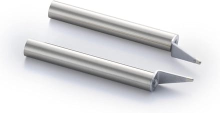Verwarmde Pincet Tip - Chip Tip - Precisie Werk - Japans Ontwerp - 1mm - Zilver