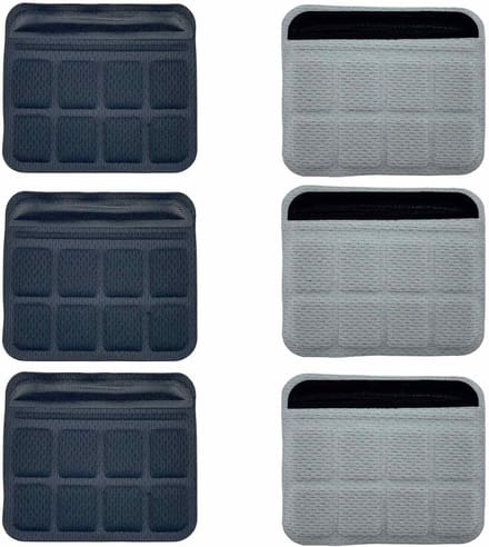 Set van 6 zachte kinkussens voor fiets- en motorhelmen