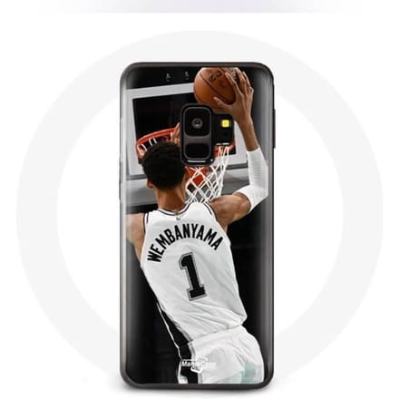 Samsung Galaxy S9 hoesje Victor Wembanyama #1 San Antonio Spurs Dunk