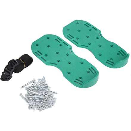 Tuin Erf Gazon Beluchter Schoenen Grasveld Beluchten Grond Spijker Sandalen blue